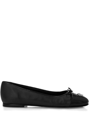 Philipp Plein Skull ballet flats - Black