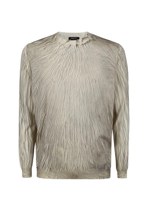 Avant Toi crew-neck sweater - Neutrals