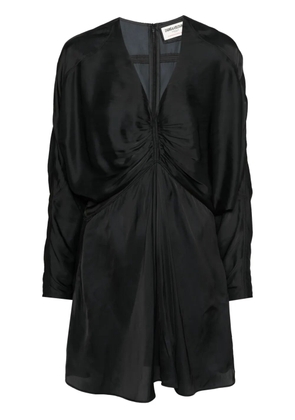 Zadig&Voltaire Rooth satin mini dress - Black