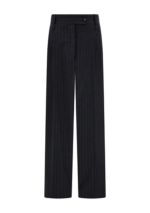 Ferragamo pinstripe pleated trousers - Grey