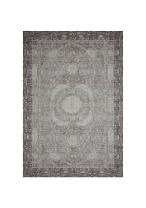 Pierre-Louis Mascia Hawnbci patterned scarf - Neutrals