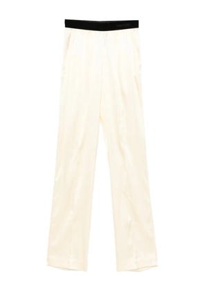 TOM FORD velvet-banded trousers - Yellow