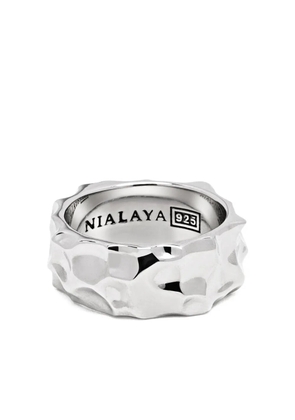 Nialaya Jewelry sterling silver sculpted ring