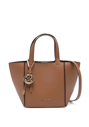 Michael Michael Kors Jordi logo-charm tote bag - Brown
