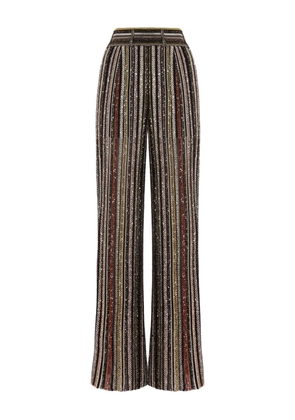 Missoni patterned palazzo trousers - Black