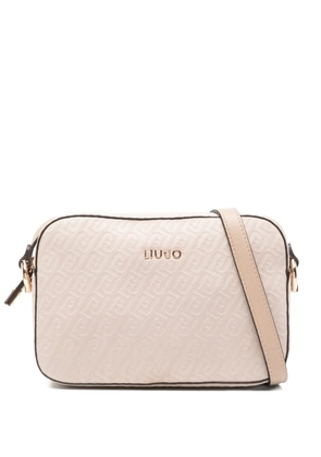 LIU JO logo-debossed cross body bag - Neutrals
