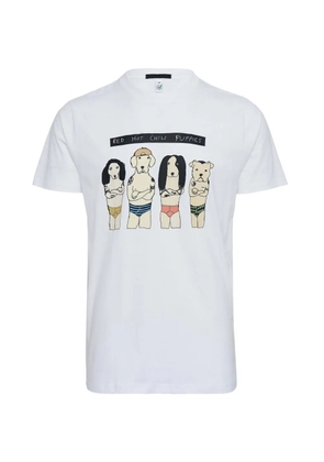 Black Score Red Hot Chili Puppies T-shirt - White