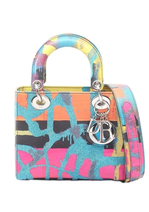Christian Dior Pre-Owned 2010-2026 Small Calfskin Printed Lady Dior satchel - Multicolour