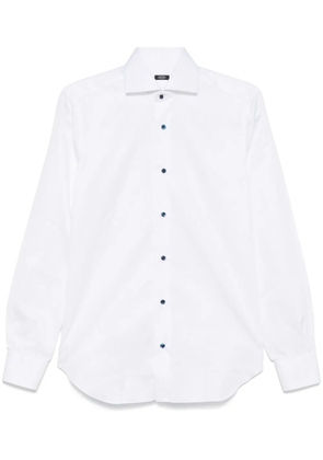 Barba poplin shirt - White