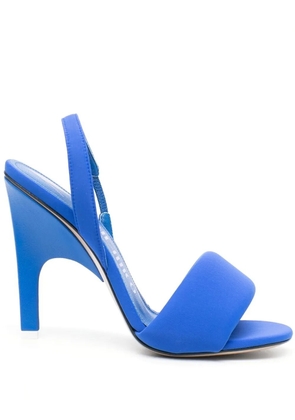 The Attico Rem padded 105mm sandals - Blue