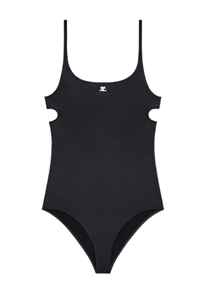 Courrèges cut-out swimsuit - Black