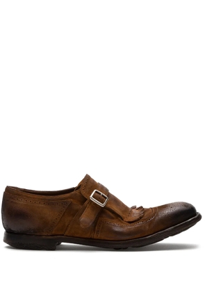 Church's Shanghai suede buckle loafers - Brown