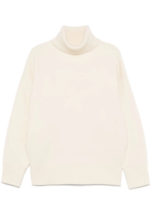 TOTEME double-knit turtleneck sweater - White