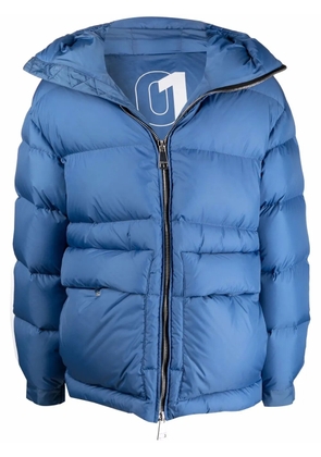 Khrisjoy hooded feather down-blend parka - Blue