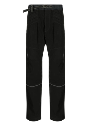 and Wander straight-leg trousers - Black