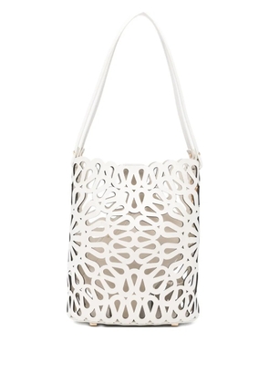 Simkhai Mccall laser-cut bucket bag - White