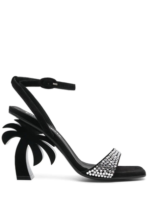 Palm Angels Palm Tree heel sandals - Black