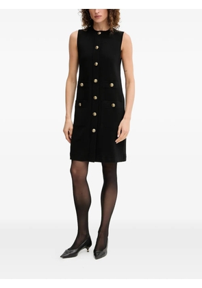 LUISA SPAGNOLI button-fastening mini dress - Black