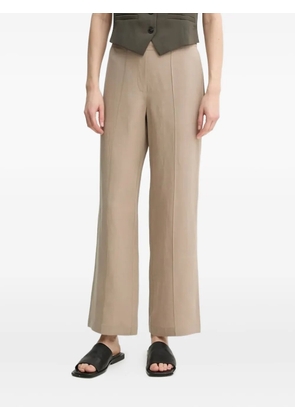 SAMSOE SAMSOE elasticated pleated-front trousers - Neutrals