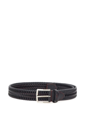 ATHISON woven pin-buckle belt - Blue