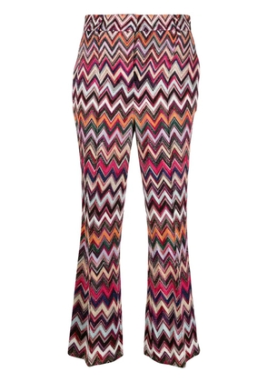 Missoni Zigzag lurex trousers - Pink
