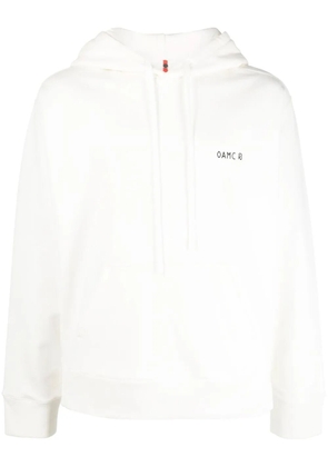 OAMC abstract-print hoodie - White