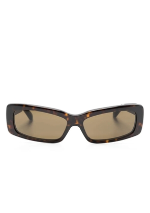 Balenciaga Eyewear tortoiseshell rectangle-frame sunglasses - Brown