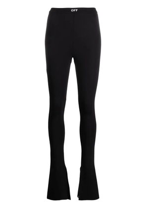Off-White flared high-waist leggings - Black