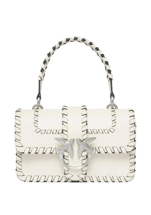 PINKO mini Love tote bag - White