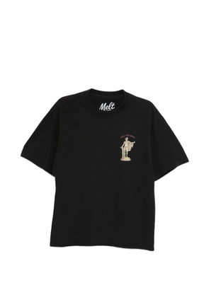 Melt crew neck T-shirt - Black