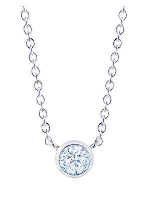 KWIAT 18K white gold bezel diamond necklace - Silver