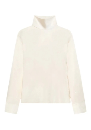 Courrèges high-neck top - Neutrals