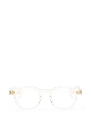 Lesca Iota round glasses - White