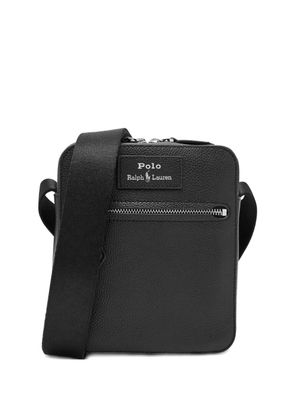 Polo Ralph Lauren pebble -eather messenger bag - Black