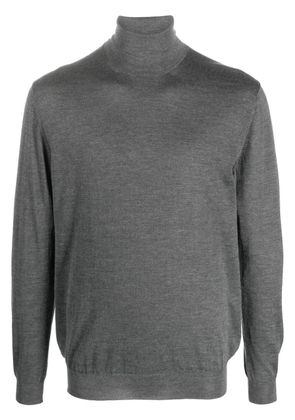 Malo roll-neck fine-knit jumper - Grey