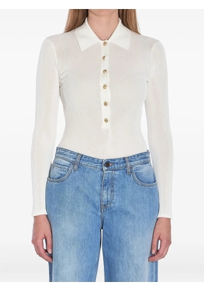 Self-Portrait knitted body - White