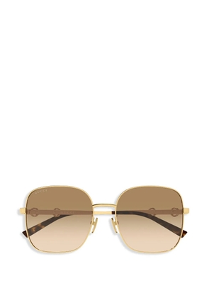 Gucci Eyewear square sunglasses - Gold