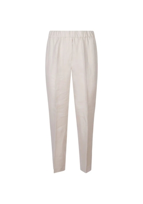 Peserico elasticated-waistband trousers - Neutrals
