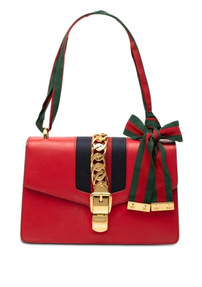 Gucci Pre-Owned 2016-2025 Small Leather Sylvie Web satchel - Red