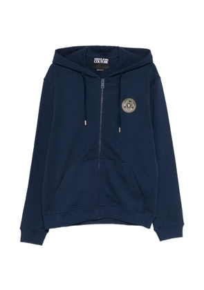 Versace Jeans Couture zip-fastening hoodie - Blue