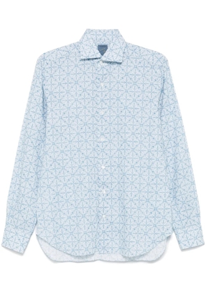 Barba printed shirt - Blue