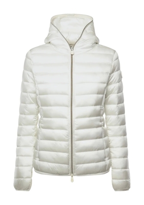 Save The Duck hooded zip coat - White