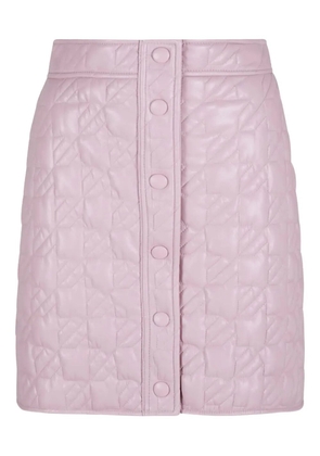 MSGM quilted mini skirt - Pink