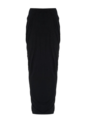 ENTIRE STUDIOS draped midi skirt - Black