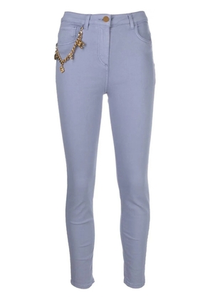 Elisabetta Franchi charm-detail denim jeans - Blue
