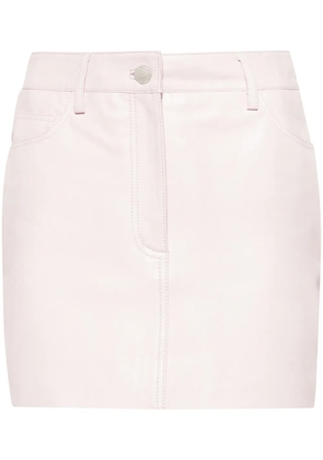 REMAIN leather mini skirt - Pink