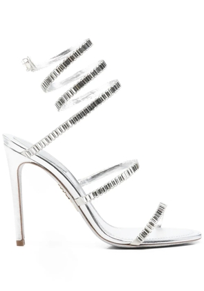 René Caovilla 105mm Cleo sandals - Silver