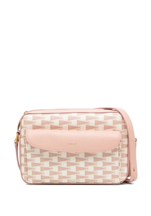 Bally Daniel Pennant-print crossbody bag - Pink