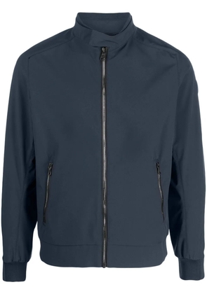 Colmar logo-patch long-sleeved bomber jacket - Blue