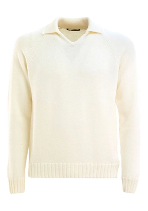Zanone V-neck sweater - Neutrals